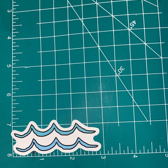 🌈20/$12🌈 Wave Design Sticker - Picture 2 of 3
